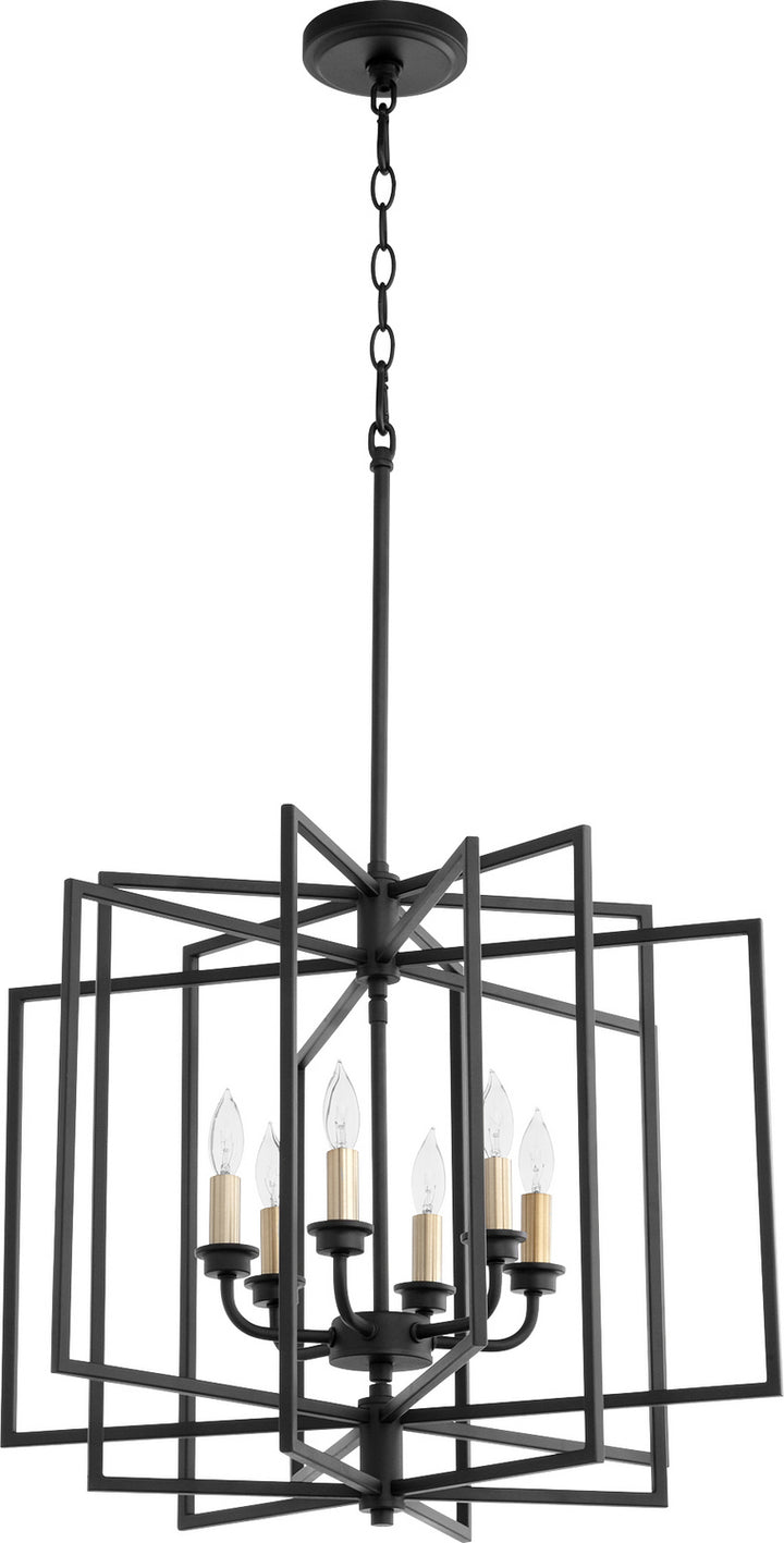 Quorum Hammond 888-6-69 Chandelier Light - Textured Black