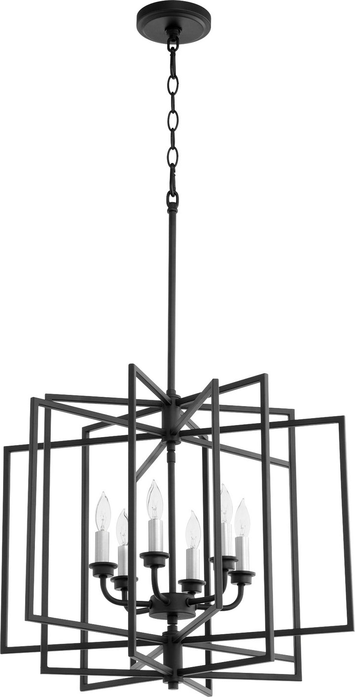 Quorum Hammond 888-6-69 Chandelier Light - Textured Black