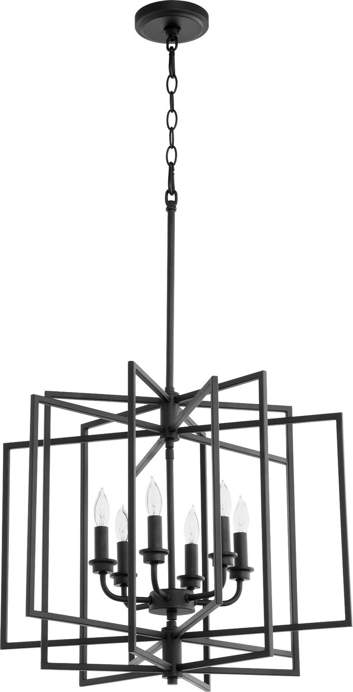Quorum Hammond 888-6-69 Chandelier Light - Textured Black
