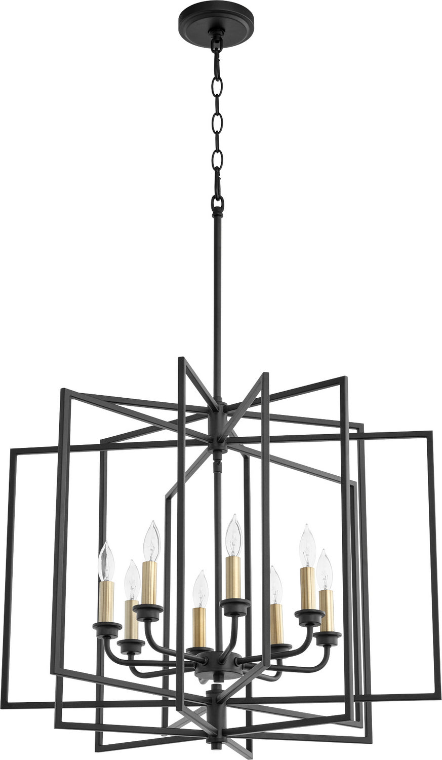 Quorum Hammond 888-8-69 Chandelier Light - Textured Black