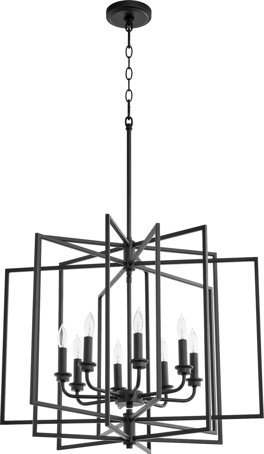 Quorum Hammond 888-8-69 Chandelier Light - Textured Black