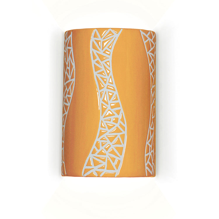 A-19 Mosaic M20304-SY-WET Wall Sconce Light - Sunflower Yellow