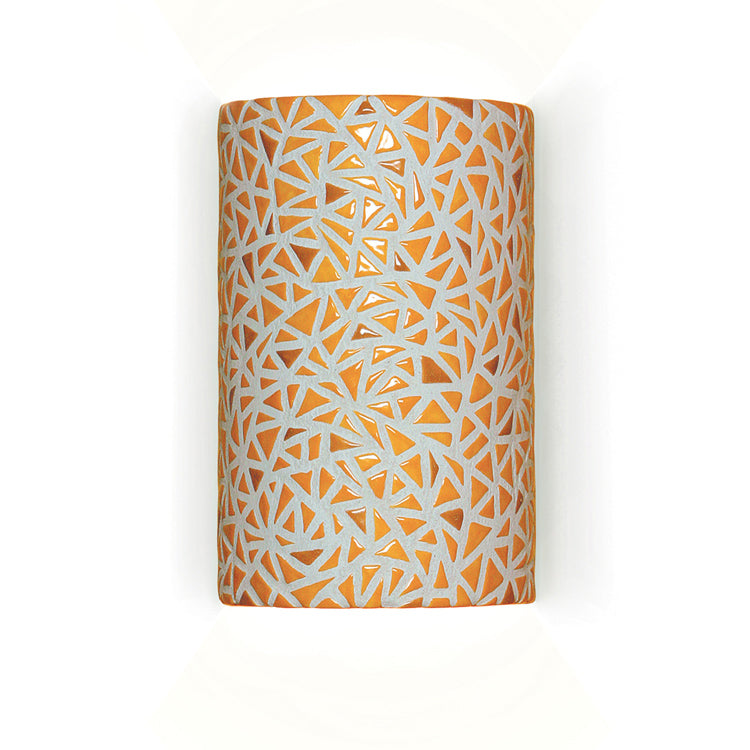 A-19 Mosaic M20307-SY-WET Wall Sconce Light - Sunflower Yellow