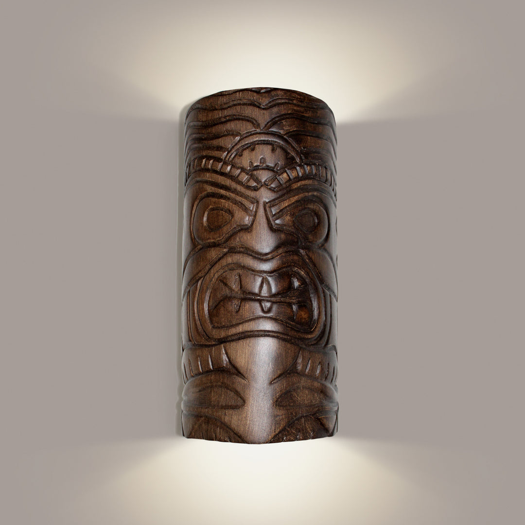 A-19 Nature NT002-DT Wall Sconce Light - Dark Teak