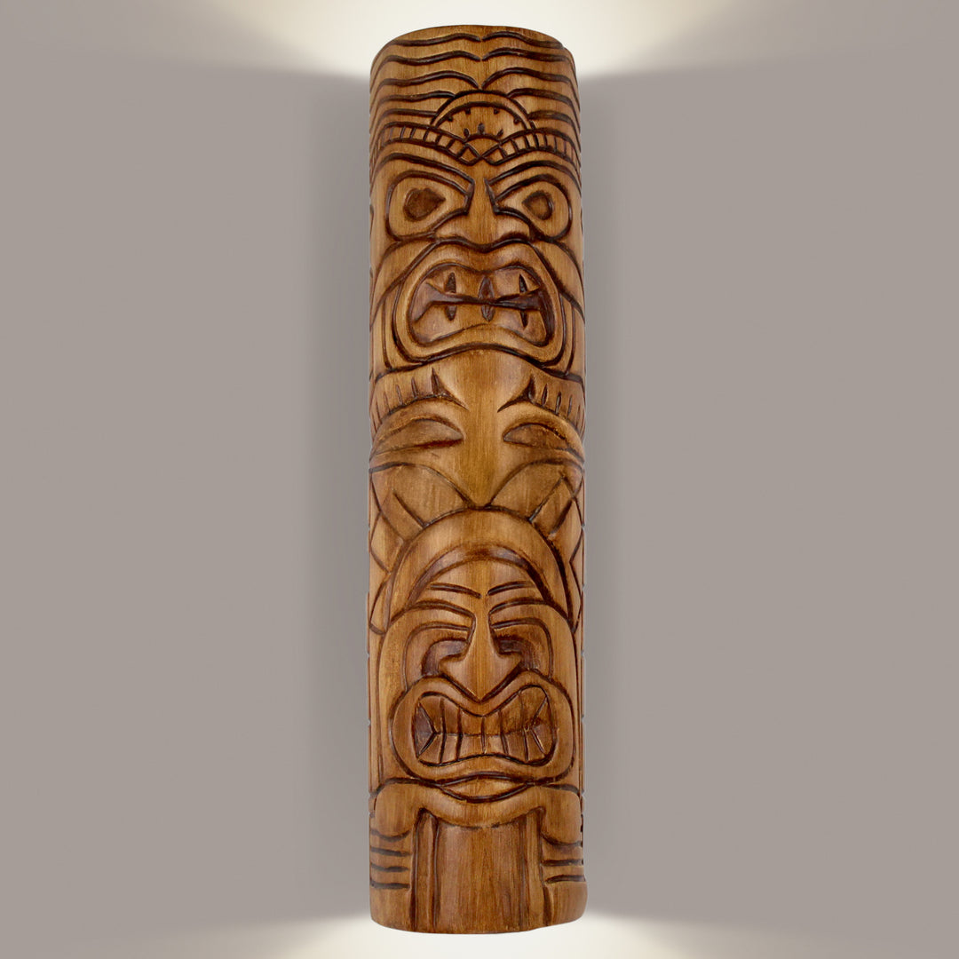 A-19 Nature NT003-AP Wall Sconce Light - Amber Palm