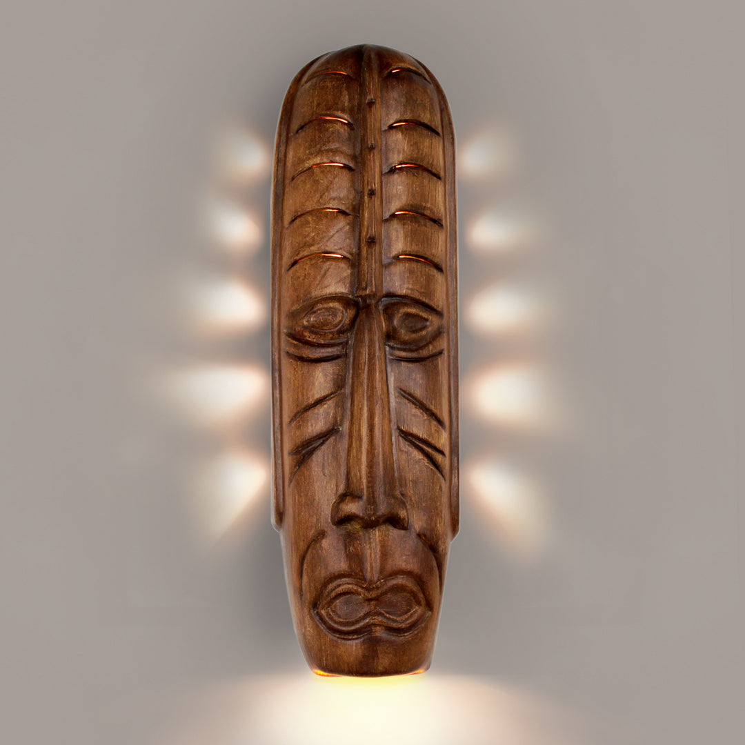 A-19 Nature NT004-AP Wall Sconce Light - Amber Palm