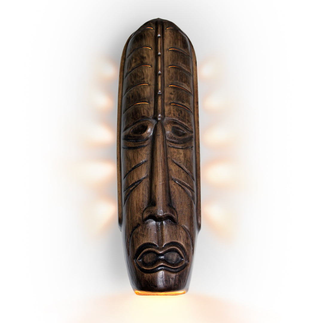 A-19 Nature NT004-DT-WET Wall Sconce Light - Dark Teak