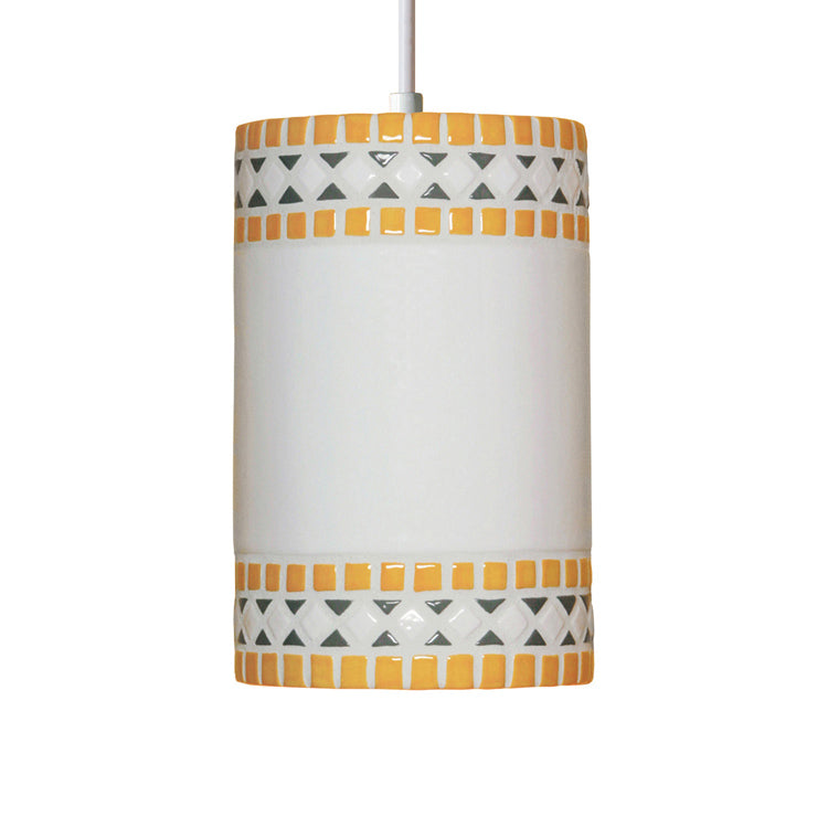 A-19 Mosaic PM20301-SY-WCC Pendant Light - Sunflower Yellow