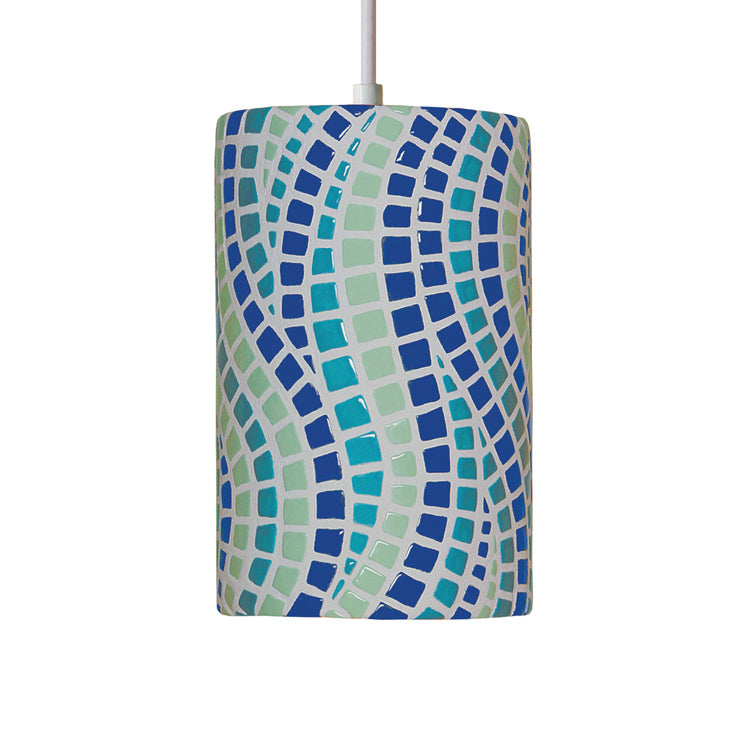 A-19 Mosaic PM20302-MU-BCC Pendant Light - Multicolor