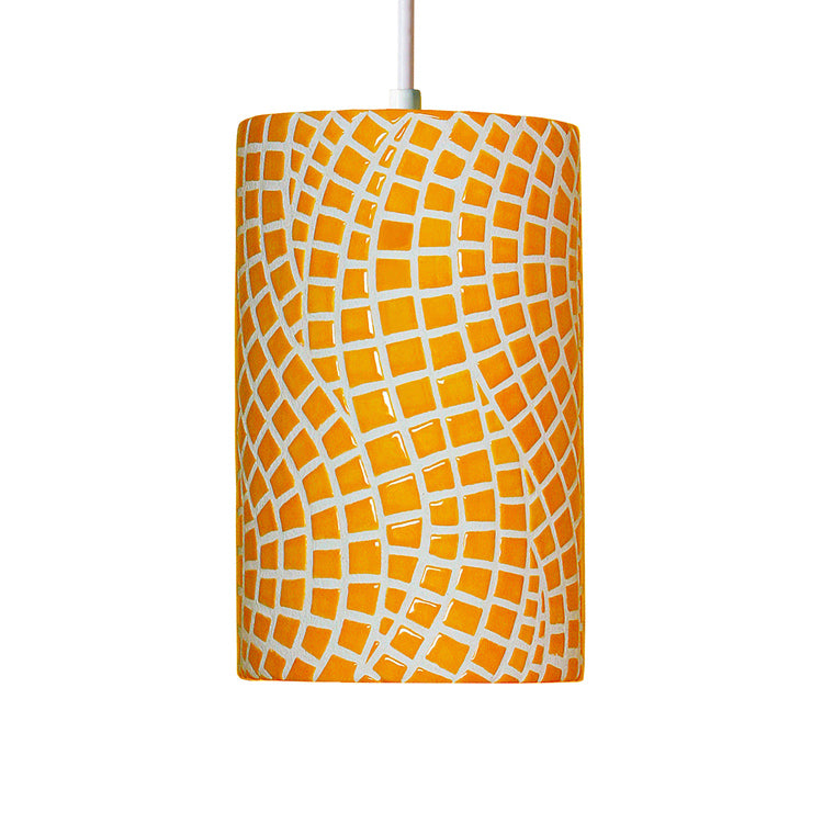 A-19 Mosaic PM20302-SY-BCC Pendant Light - Sunflower Yellow