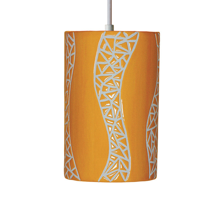 A-19 Mosaic PM20304-SY-WCC Pendant Light - Sunflower Yellow