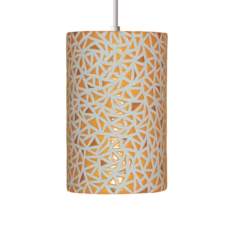 A-19 Mosaic PM20307-SY-WCC Pendant Light - Sunflower Yellow