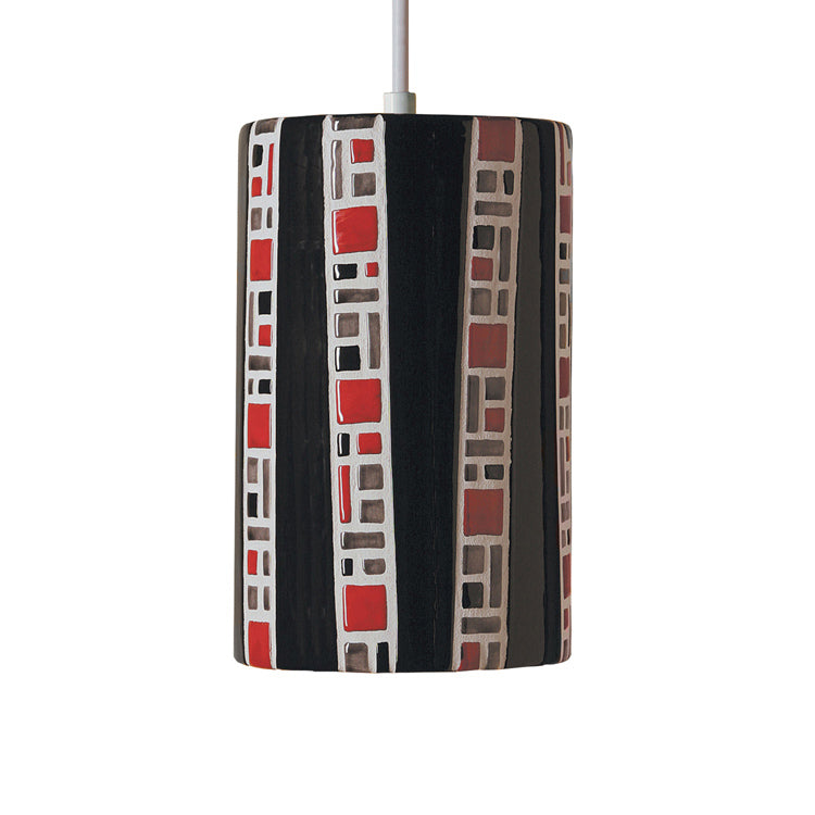 A-19 Mosaic PM20310-BL-BCC Pendant Light - Black