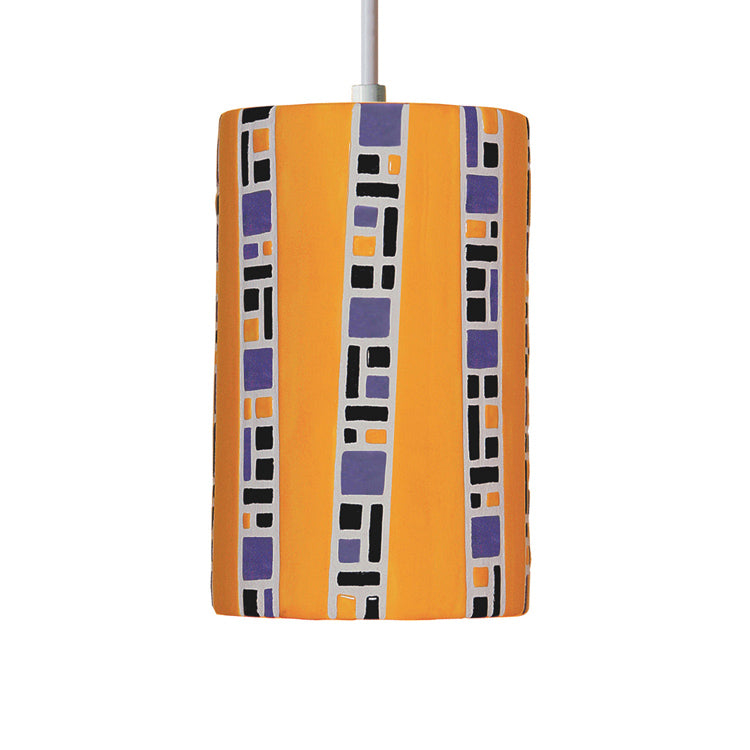A-19 Mosaic PM20310-SY-BCC Pendant Light - Sunflower Yellow