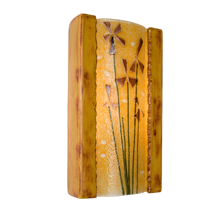 A-19 reFusion RE101-DB-TG-WET Wall Sconce Light - Desert Blaze and Tangelo