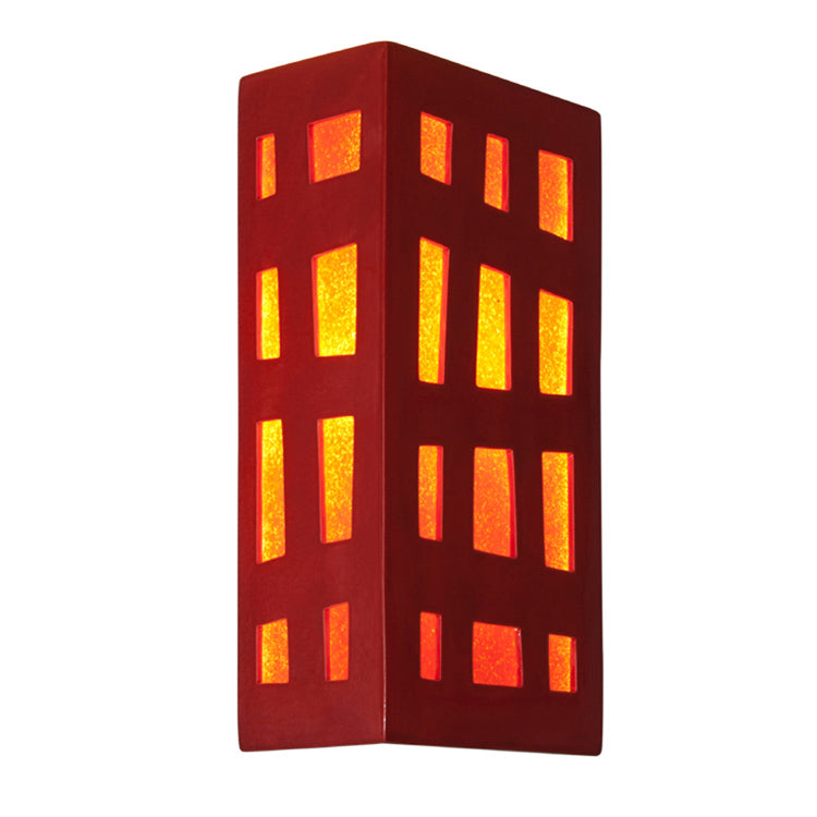 A-19 Lighting RE110-MR-FR-WET Modern Refusion Outdoor Matador Red And Fire