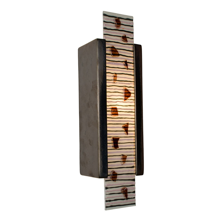 A-19 Lighting RE115-GM-MRW-WET Modern Refusion Outdoor Gunmetal And Multi Rosewood