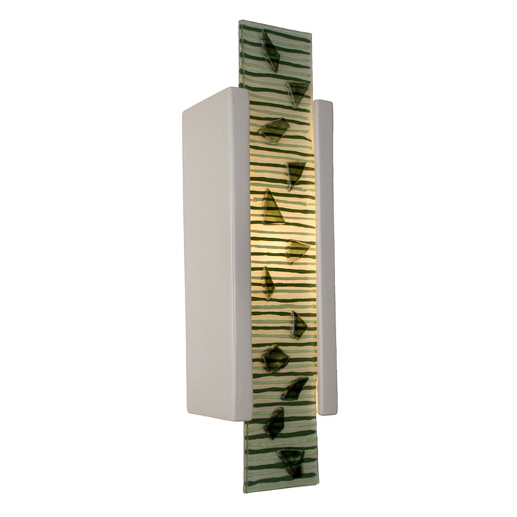 A-19 Lighting RE115-WG-MSW-WET Modern Refusion Outdoor White Gloss And Multi Seaweed