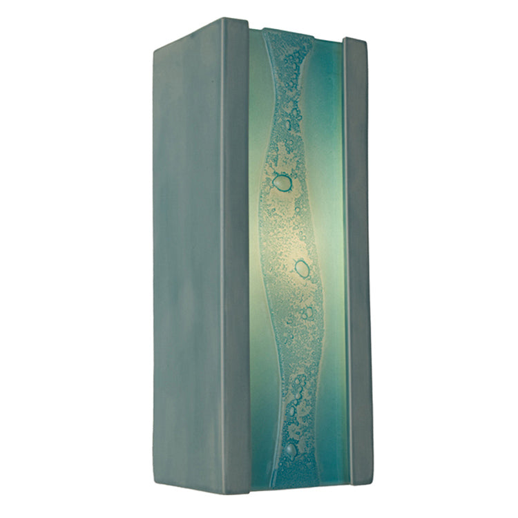 A-19 Lighting RE116-TC-TQ-WET Modern Refusion Outdoor Teal Crackle And Turquoise