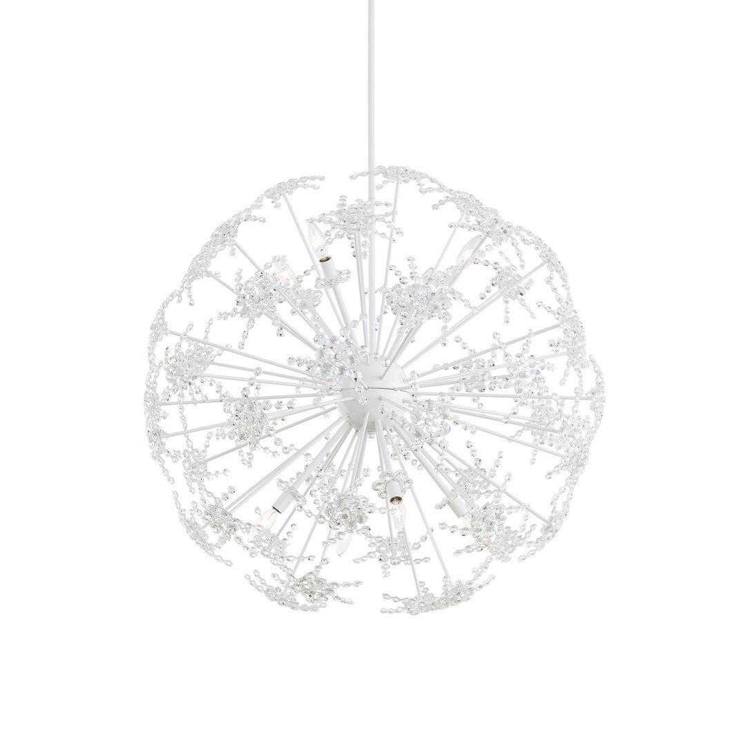 Schonbek Lighting DN1036N-306A  Esteracae Chandelier White Lustre