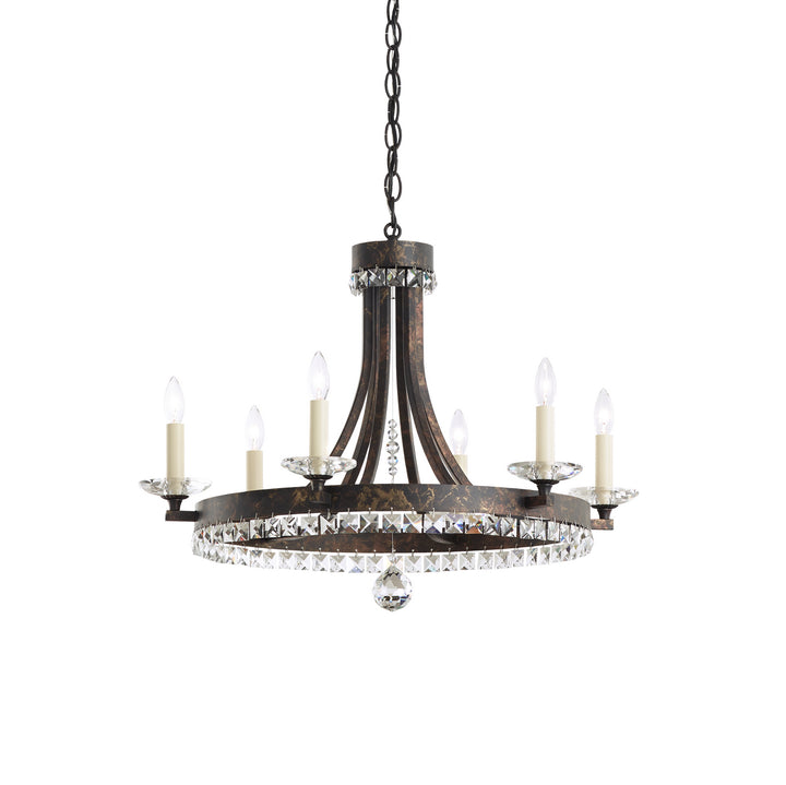 Schonbek Lighting ER1006N-76A  Early American Chandelier Heirloom Bronze