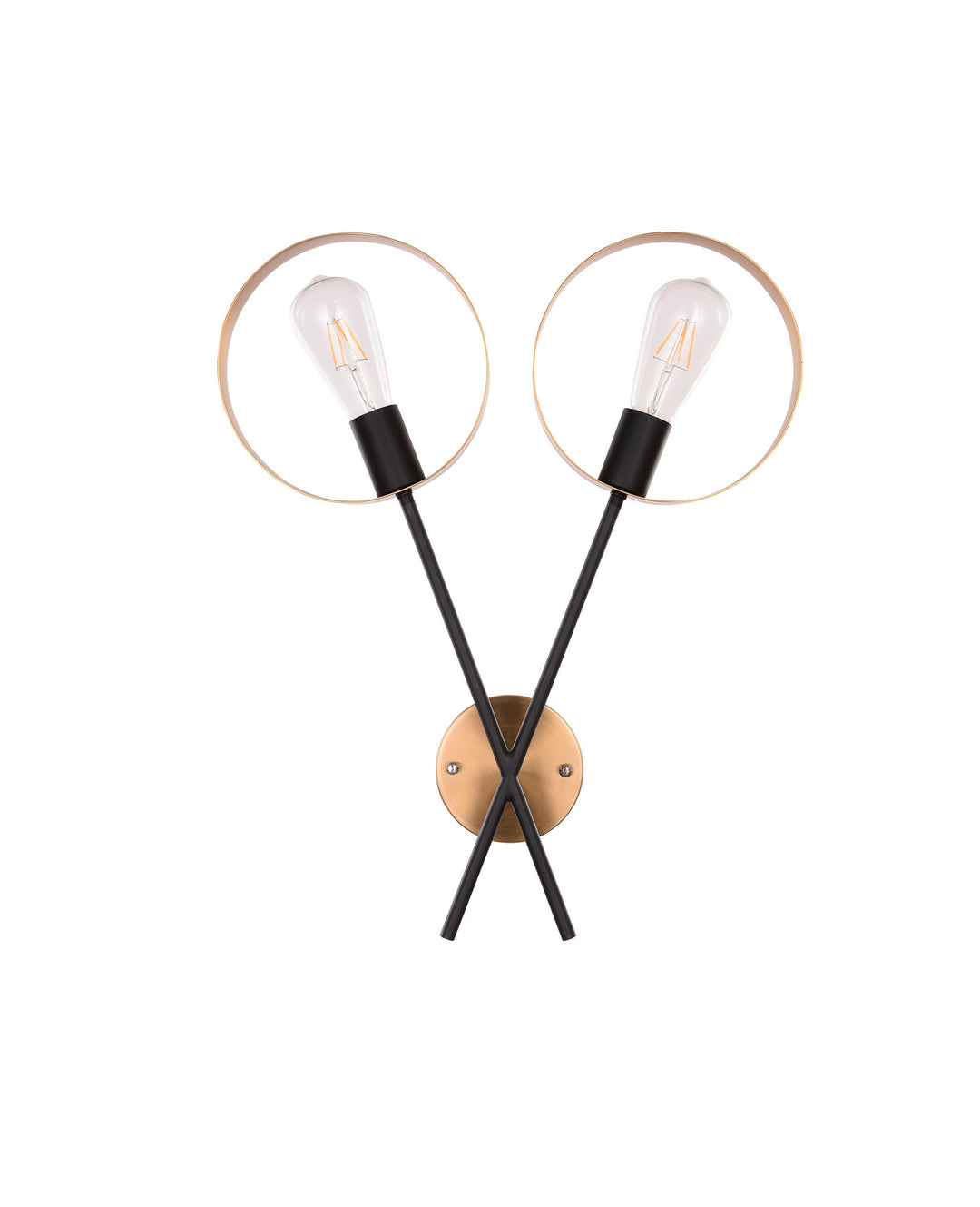 Bethel International DU130W17G Wall Sconce Light - Gold