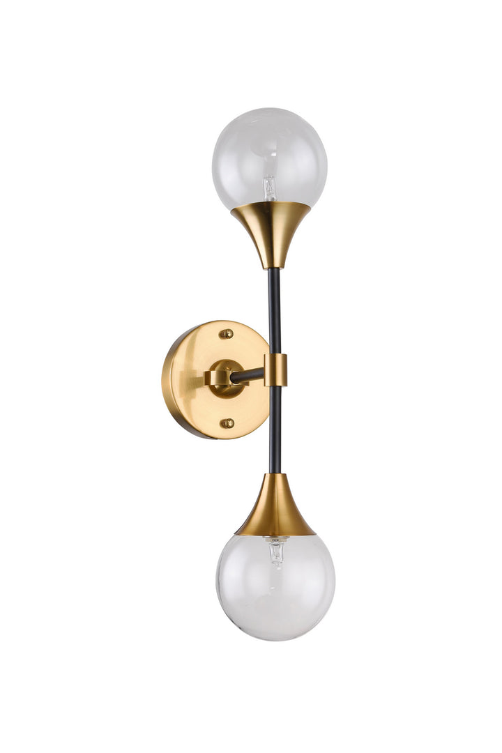 Bethel International DU140W4B Wall Sconce Light - Black