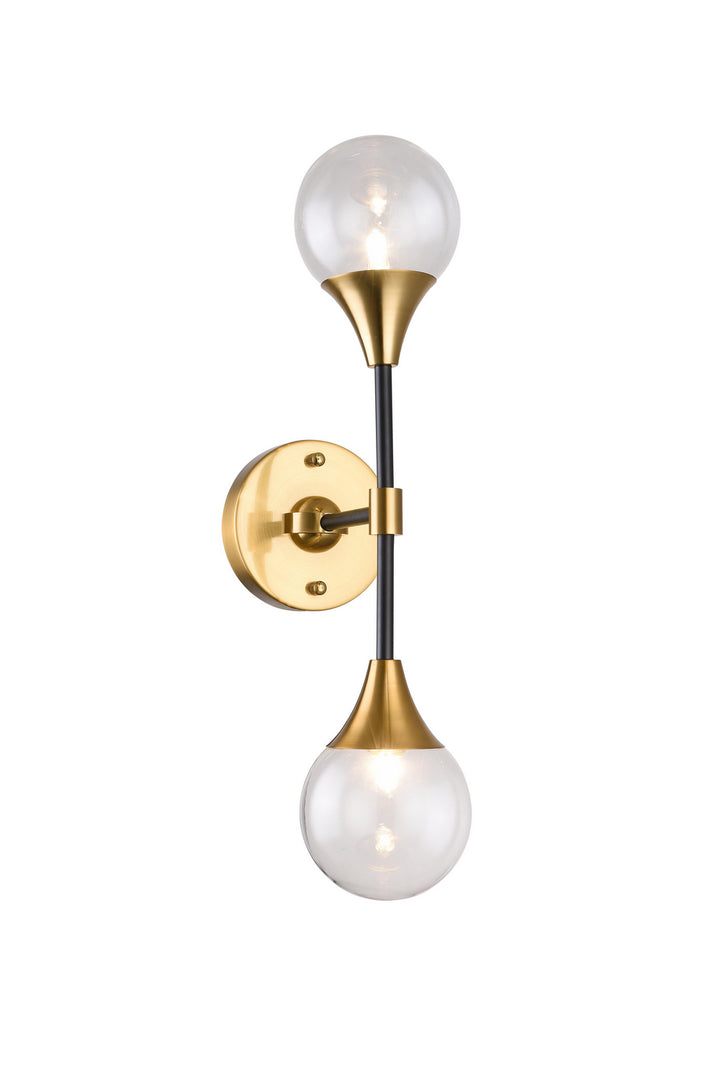 Bethel International DU140W4B Wall Sconce Light - Black