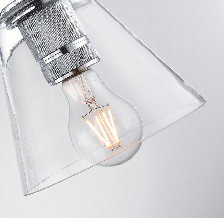 Bethel International DU149W8CH Wall Sconce Light - Chrome