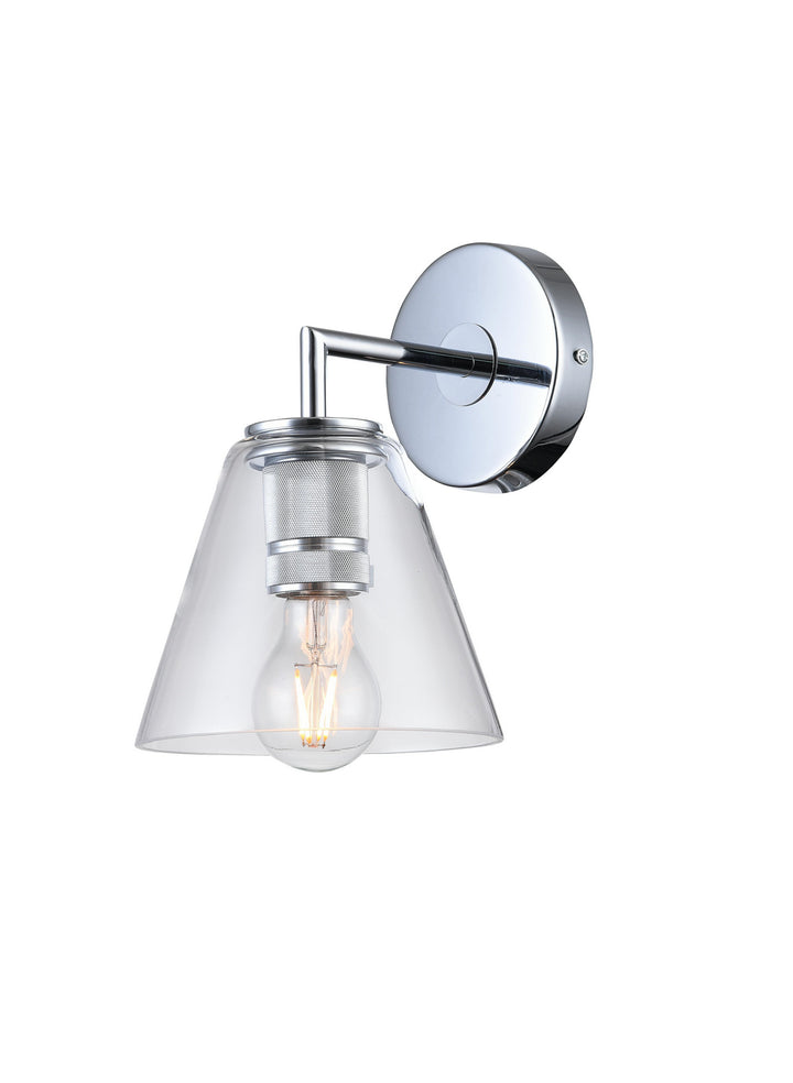 Bethel International DU149W8CH Wall Sconce Light - Chrome