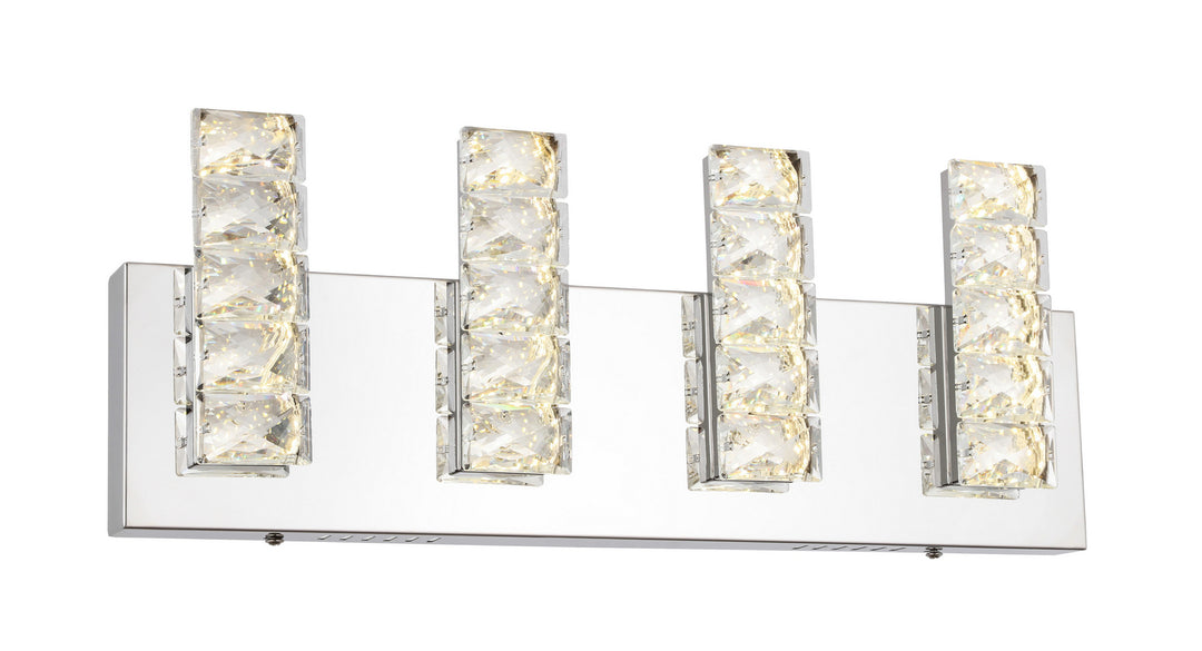 Bethel International FT35W18CH Bath Vanity Light 2 in. wide - Chrome