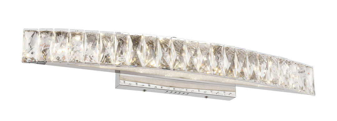 Bethel International FT42W28CH Bath Vanity Light 3 in. wide - Chrome