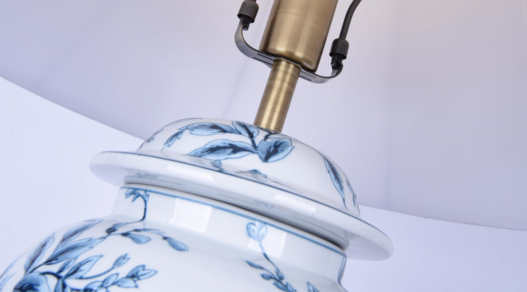 Bethel International FUM01T9B   Lamp Blue& White