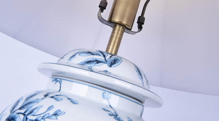 Bethel International FUM01T9B   Lamp Blue& White