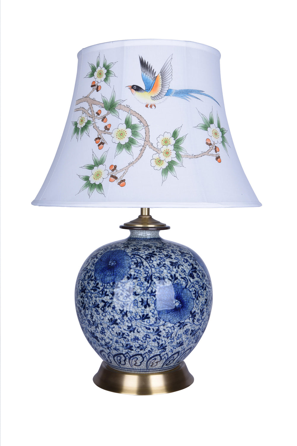 Bethel International FUM02T11B   Lamp Blue& White
