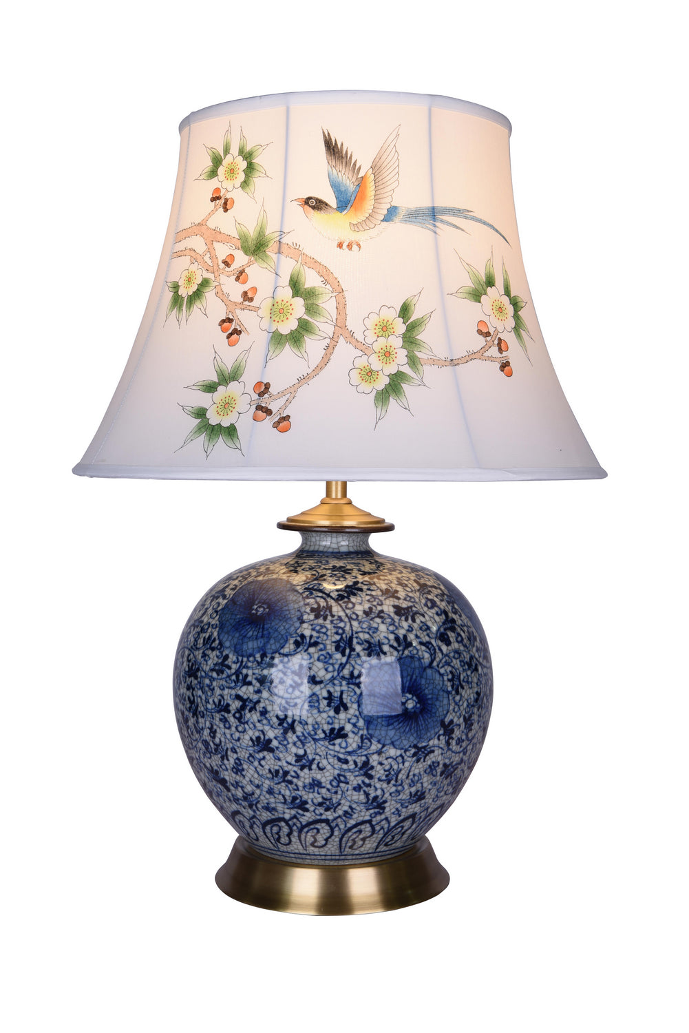 Bethel International FUM02T11B   Lamp Blue& White