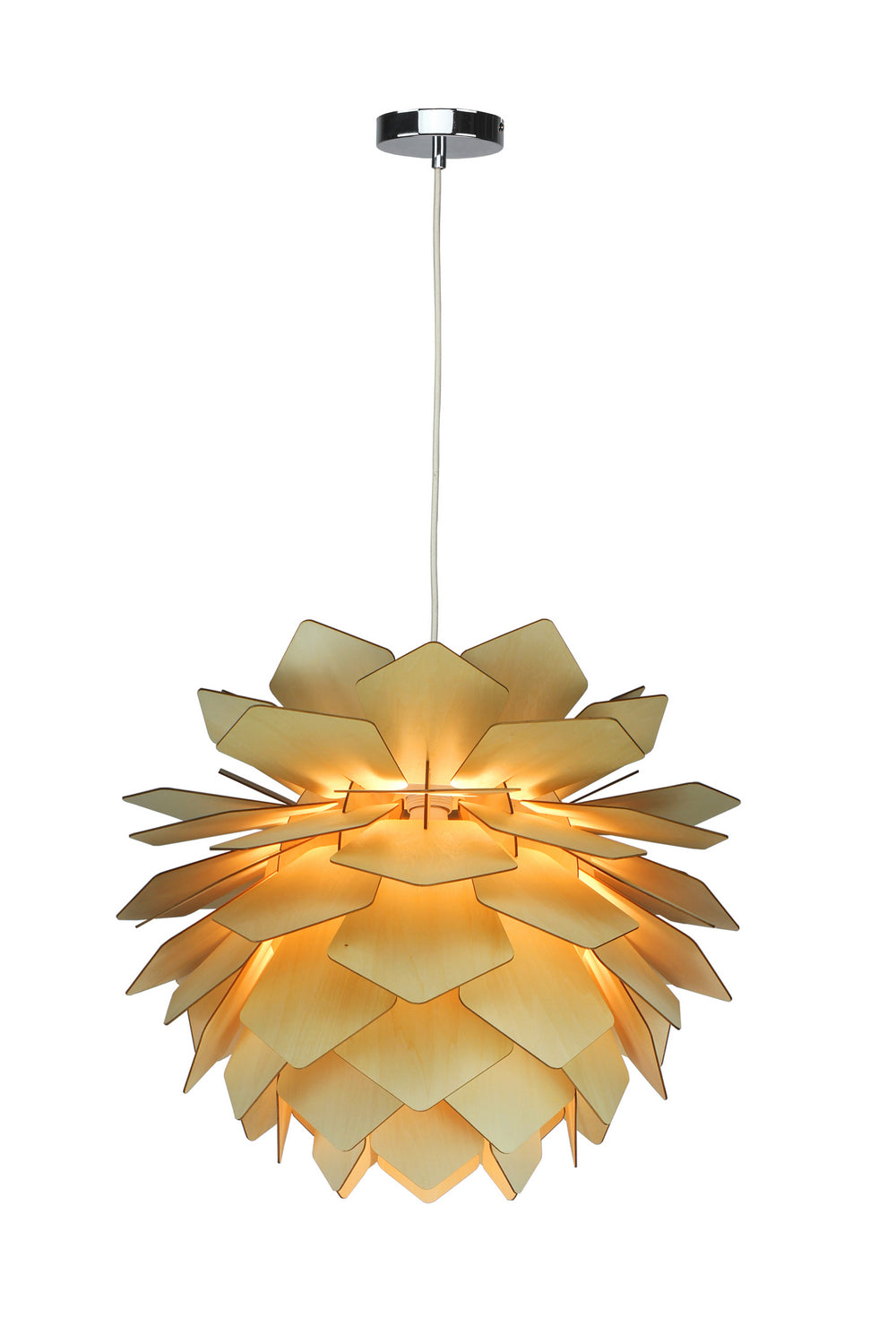 Bethel International JU01C20W Pendant Light - Wood