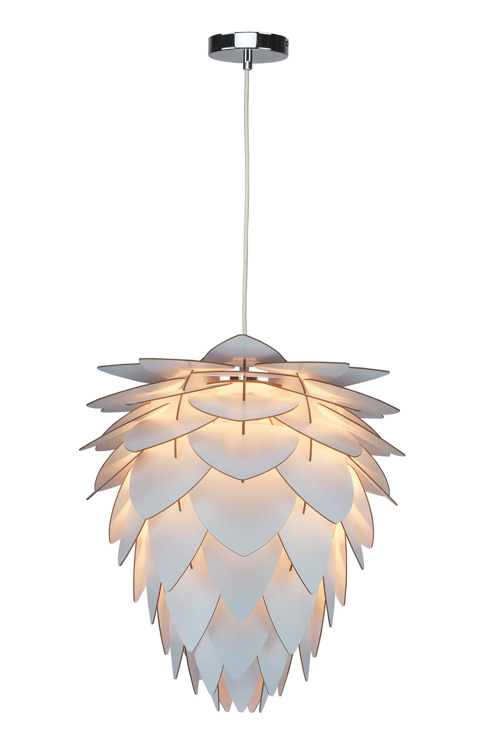 Bethel International JU02C19WH Pendant Light - White