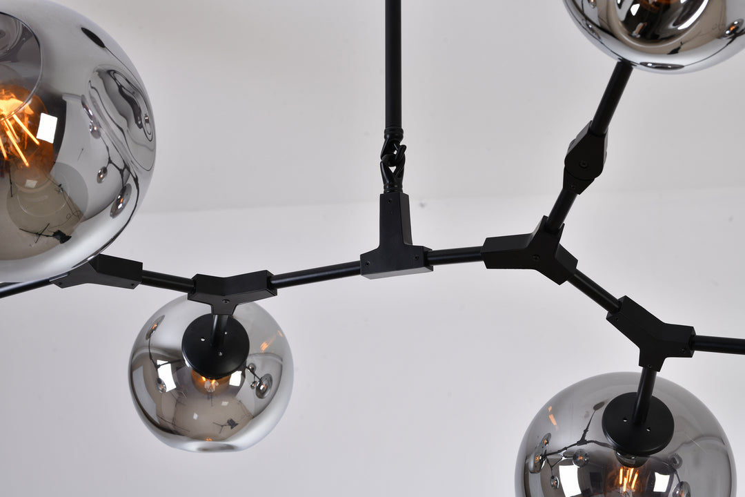 Bethel International MA11XBLK-SMK Pendant Light - Matte Black