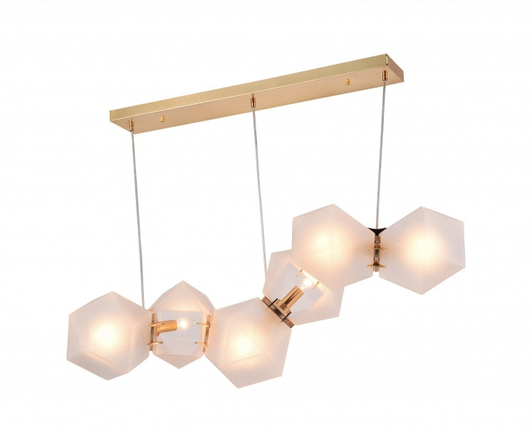 Bethel International SR17WH Pendant Light - Gold