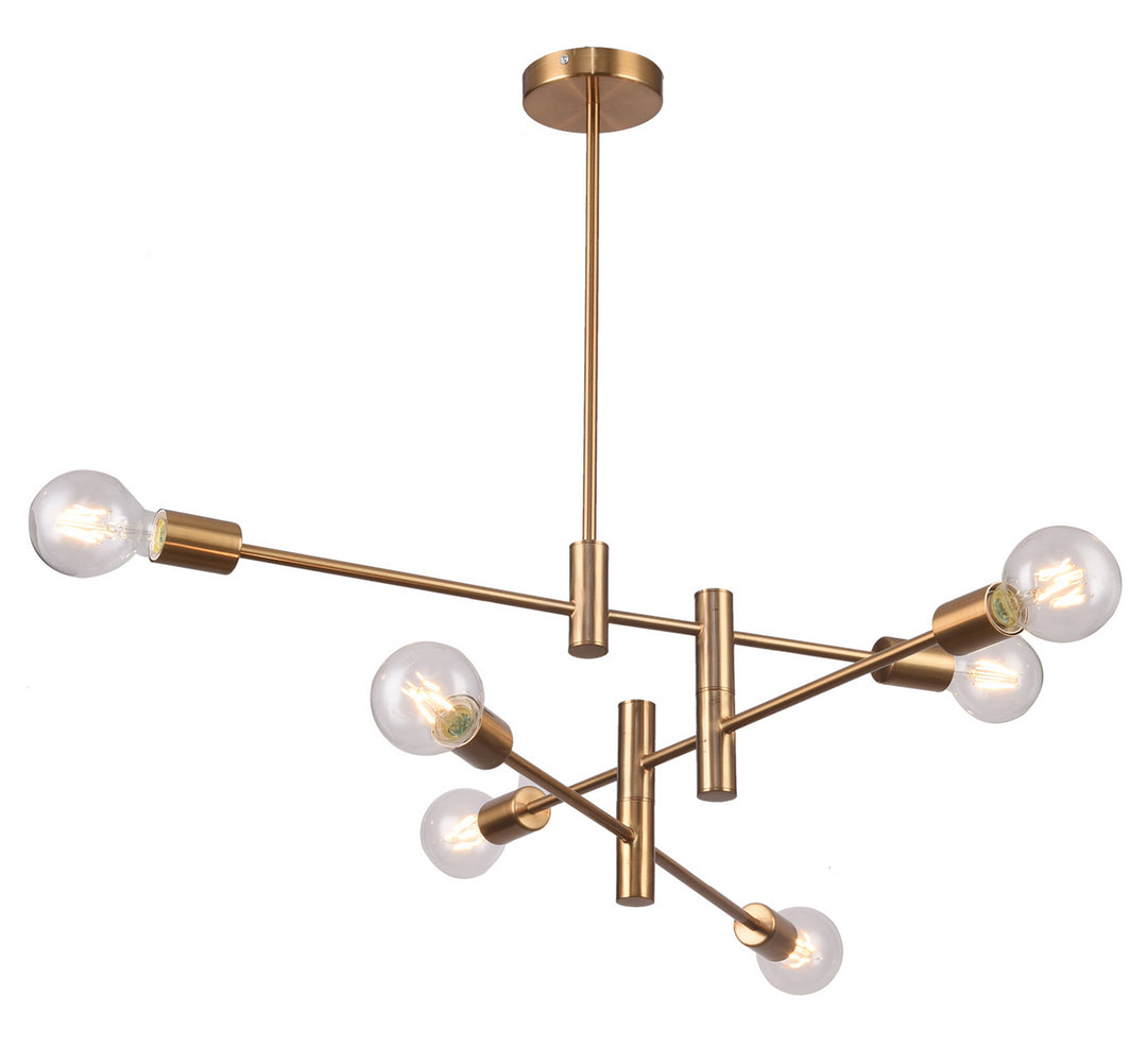 Bethel International TR77C35BR Chandelier Light - Brushed Bronze
