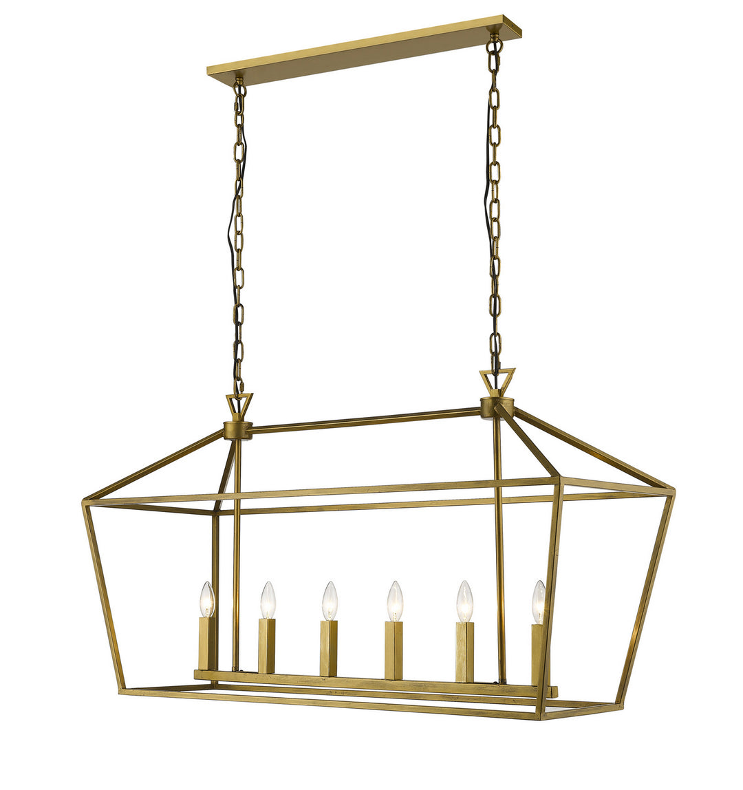 Bethel International YS6217-6P-GD Pendant Light - Gold
