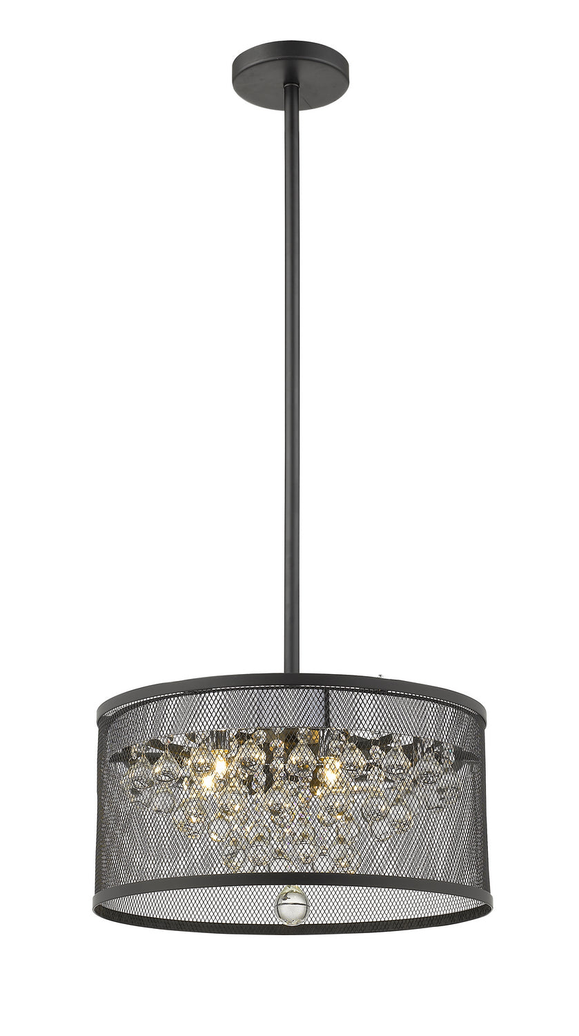 Bethel International YS7800-6P Chandelier Light - Black