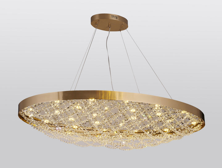 Bethel International ZL27C45CO Chandelier Light - Copper