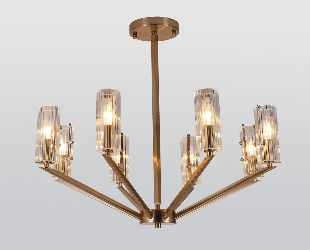 Bethel International ZL30C27CO Chandelier Light - Copper