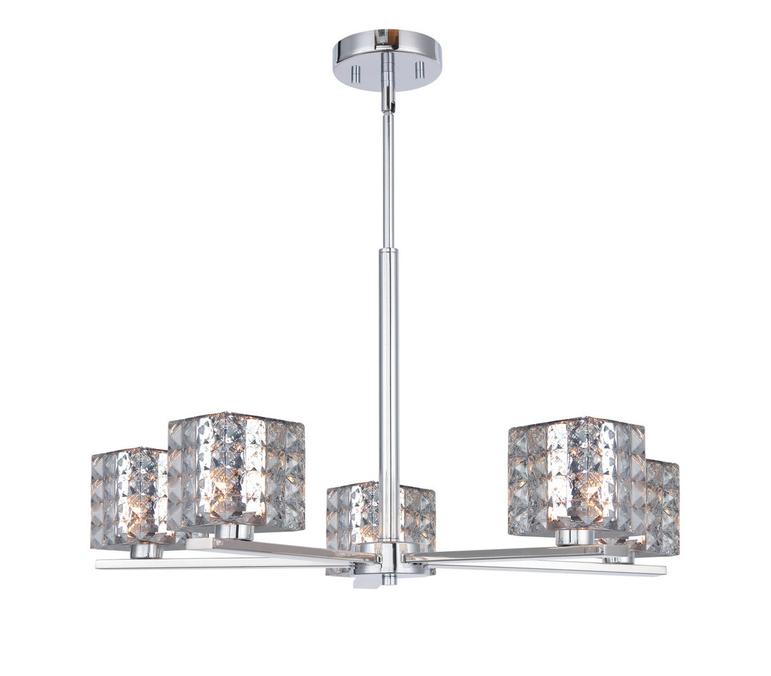 Woodbridge Claudia 17315CHR-C80414 Chandelier Light - Chrome