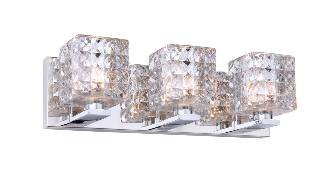 Woodbridge Claudia 17353CHR-C80414 Bath Vanity Light 18 in. wide - Chrome