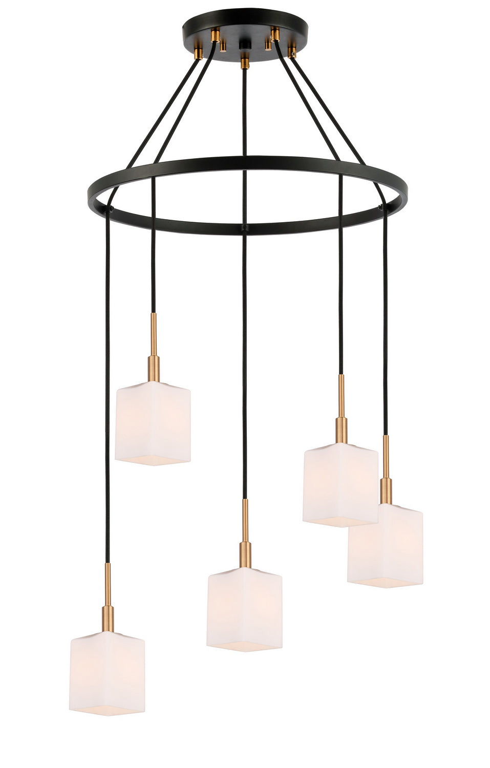 Woodbridge Langston 18428CBZ-C80401 Chandelier Light - Brass/ Bronze