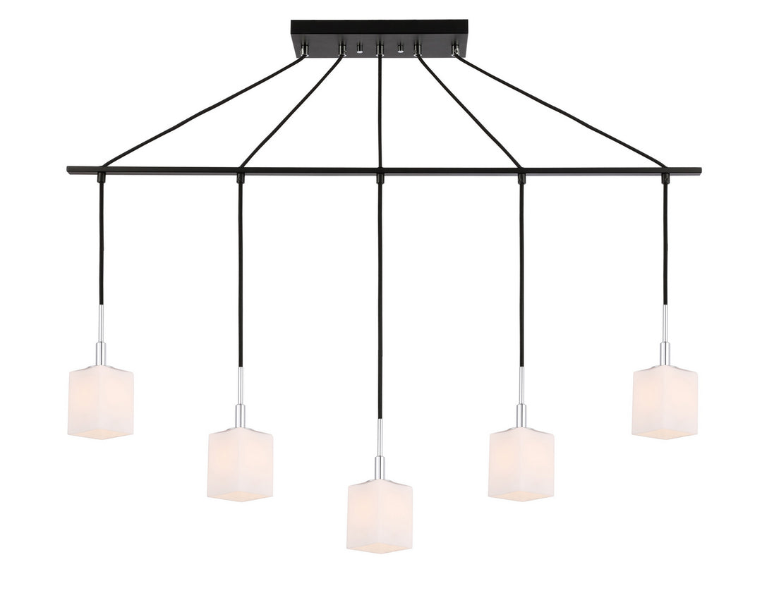 Woodbridge Langston 18429CHZ-C80401 Pendant Light - Chrome/ Bronze