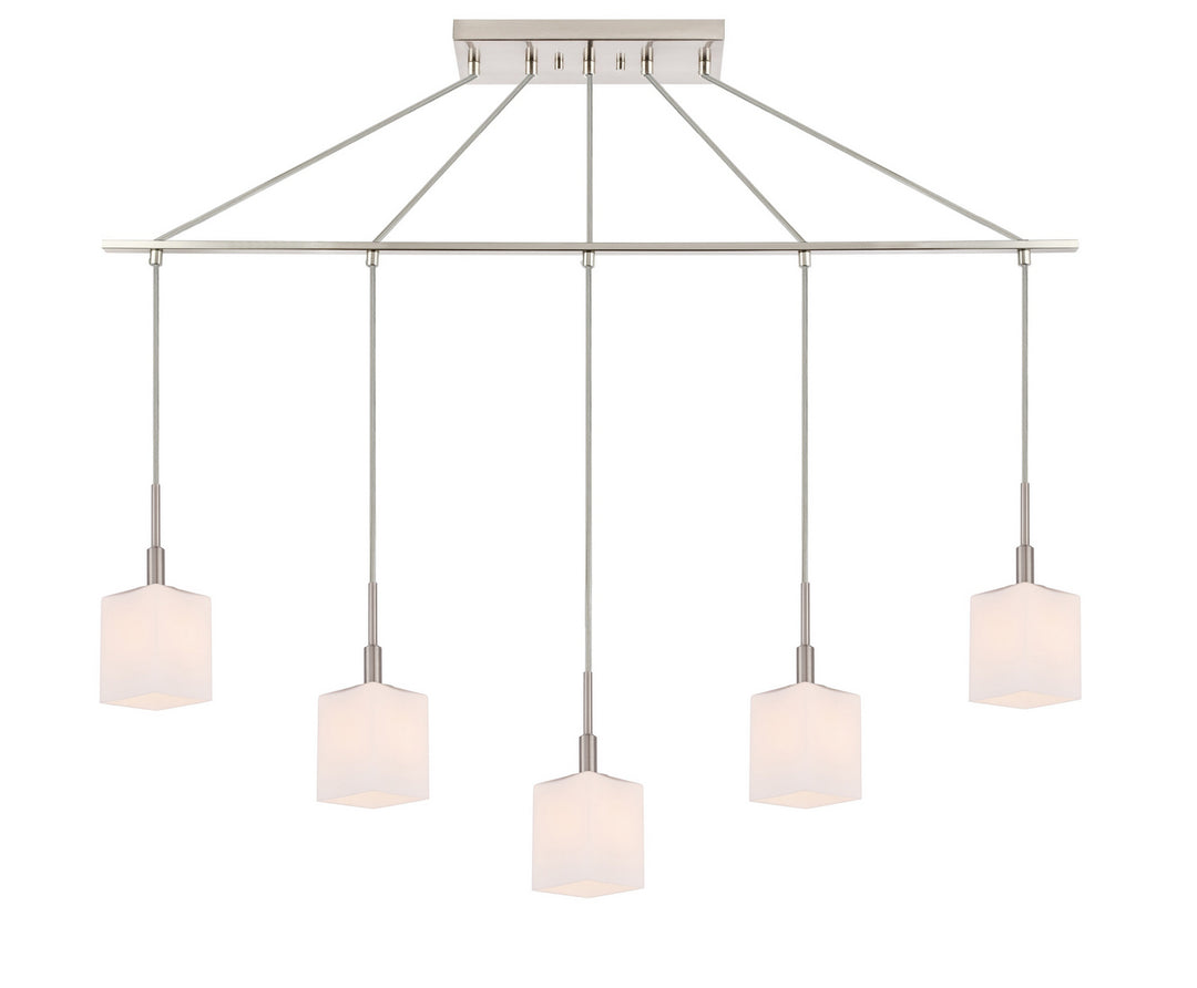 Woodbridge Langston 18429STN-C80401 Pendant Light - Nickel/ Nickel